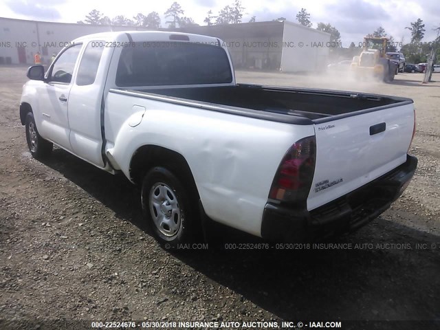 5TFTX4CN1DX026787 - 2013 TOYOTA TACOMA ACCESS CAB თეთრი ფოტო 3