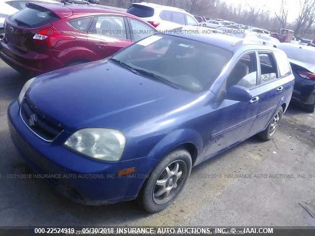 KL5JD86Z26K330688 - 2006 SUZUKI FORENZA BLUE photo 2