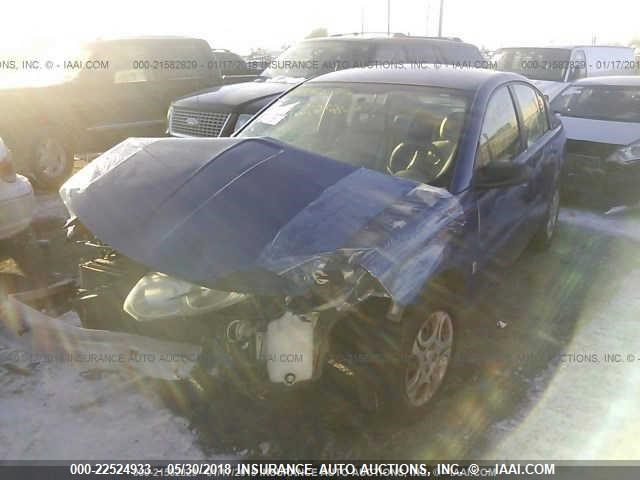 1G8AJ52FX5Z176485 - 2005 SATURN ION LEVEL 2 BLUE photo 2