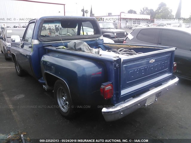 CCL44AZ110090 - 1980 CHEVROLET CHEYENNE BLUE photo 3