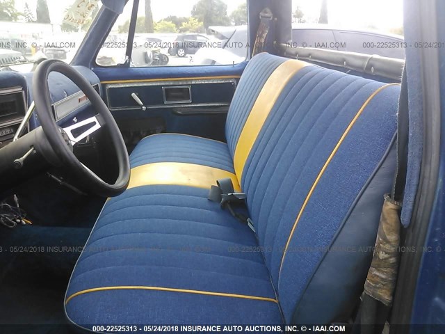 CCL44AZ110090 - 1980 CHEVROLET CHEYENNE BLUE photo 8