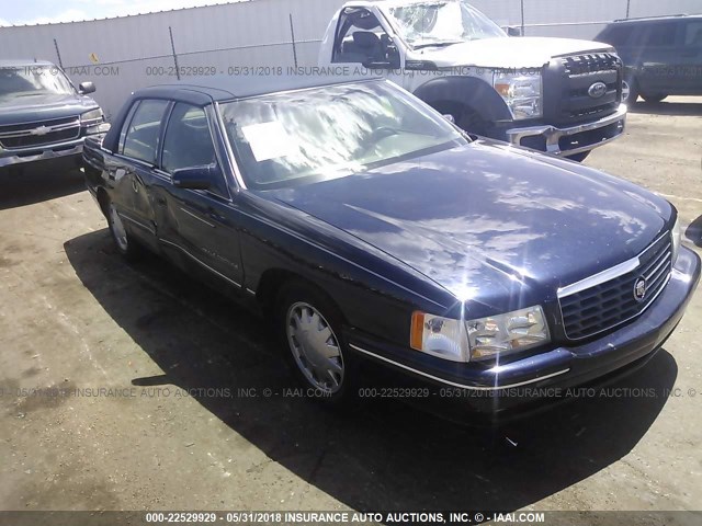 1G6KF5491XU761476 - 1999 CADILLAC DEVILLE CONCOURS BLUE photo 1