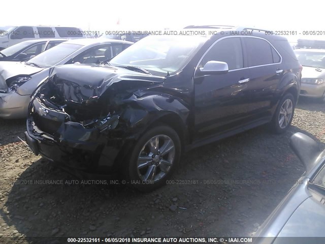 2CNFLGE57B6357969 - 2011 CHEVROLET EQUINOX LTZ BLACK photo 2