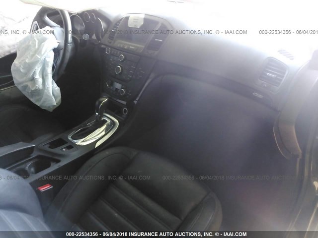 2G4GV5GVXC9203160 - 2012 BUICK REGAL GS GRAY photo 5