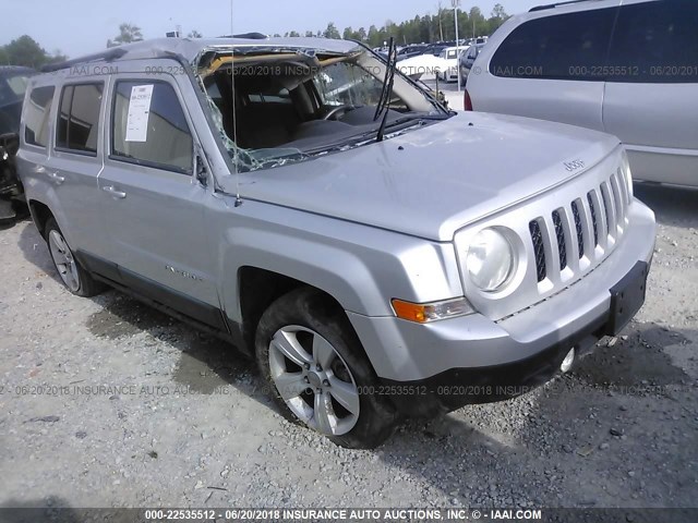 1J4NF1GB0BD250135 - 2011 JEEP PATRIOT SILVER photo 1