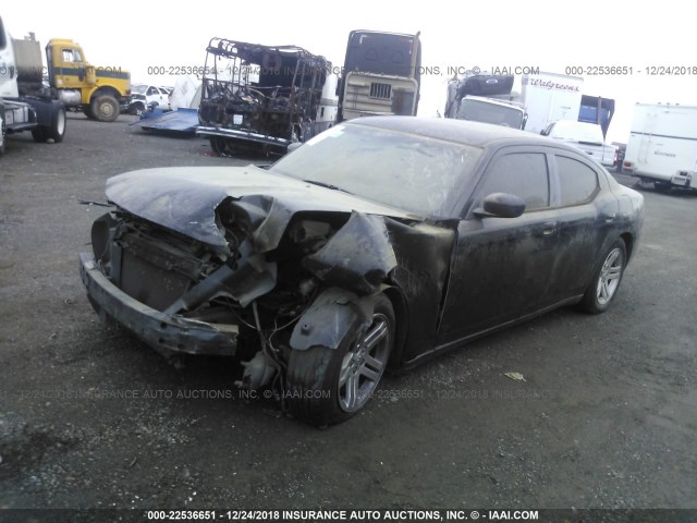 2B3KA43G96H142133 - 2006 DODGE CHARGER SE/SXT BLACK photo 2