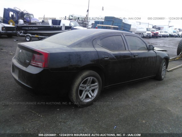 2B3KA43G96H142133 - 2006 DODGE CHARGER SE/SXT BLACK photo 4