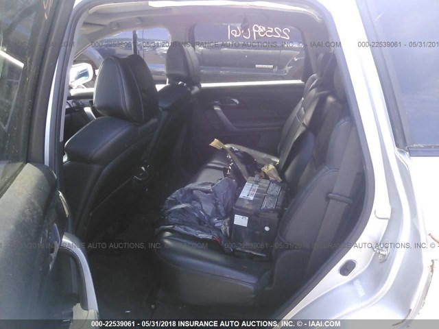 2HNYD28347H506741 - 2007 ACURA MDX TECHNOLOGY GRAY photo 8