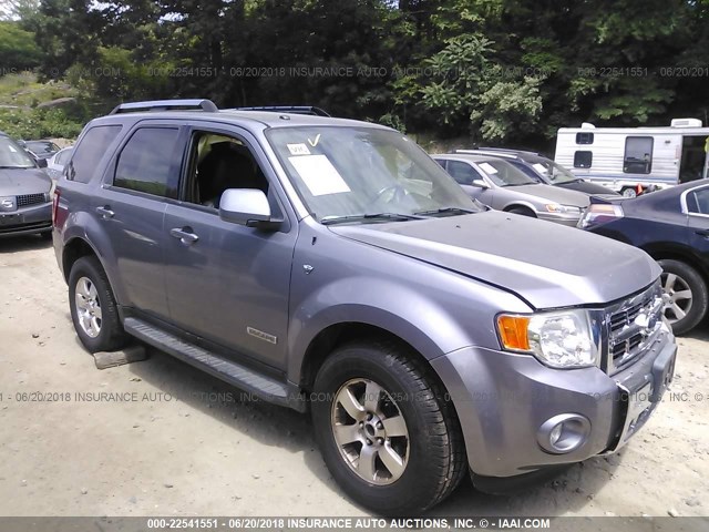 1FMCU94148KA24239 - 2008 FORD ESCAPE LIMITED GRAY photo 1