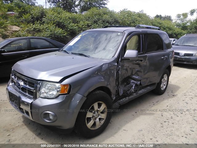 1FMCU94148KA24239 - 2008 FORD ESCAPE LIMITED GRAY photo 2