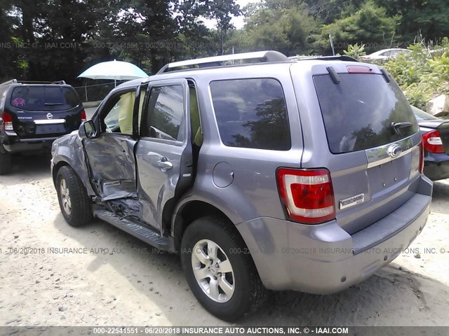 1FMCU94148KA24239 - 2008 FORD ESCAPE LIMITED GRAY photo 3