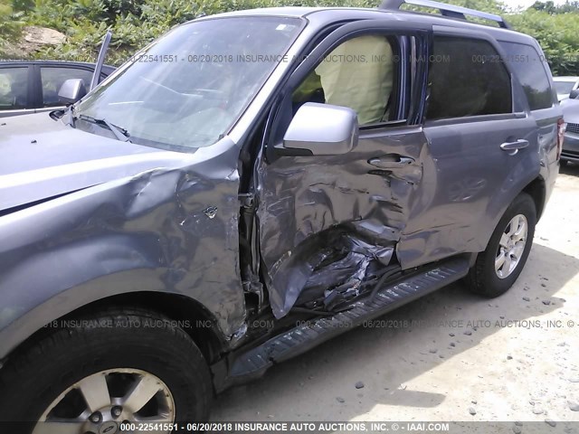 1FMCU94148KA24239 - 2008 FORD ESCAPE LIMITED GRAY photo 6