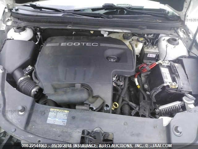 1G1ZC5E00AF128184 - 2010 CHEVROLET MALIBU 1LT WHITE photo 10