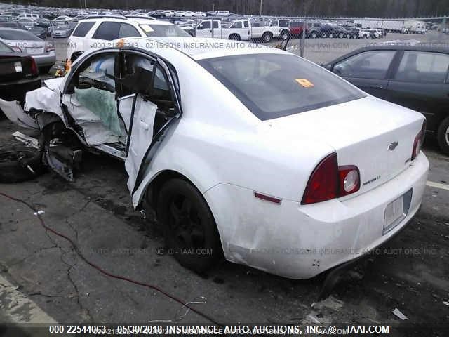 1G1ZC5E00AF128184 - 2010 CHEVROLET MALIBU 1LT WHITE photo 3