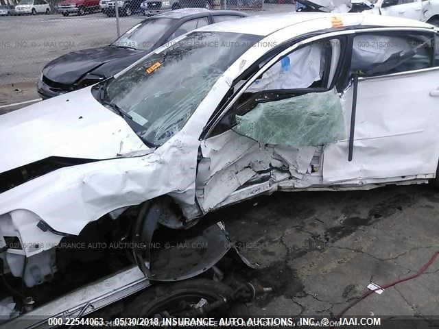 1G1ZC5E00AF128184 - 2010 CHEVROLET MALIBU 1LT WHITE photo 6