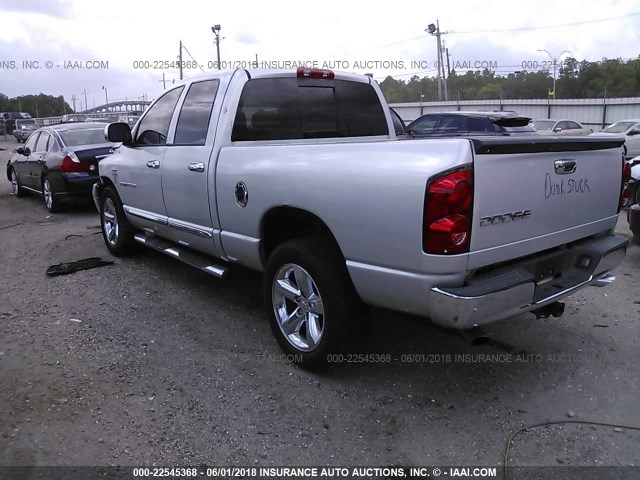 1D7HA18297S222178 - 2007 DODGE RAM 1500 ST/SLT SILVER photo 3