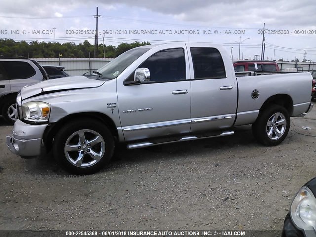 1D7HA18297S222178 - 2007 DODGE RAM 1500 ST/SLT SILVER photo 6