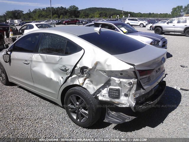 5NPD84LF4HH042493 - 2017 HYUNDAI ELANTRA SE/VALUE/LIMITED SILVER photo 6