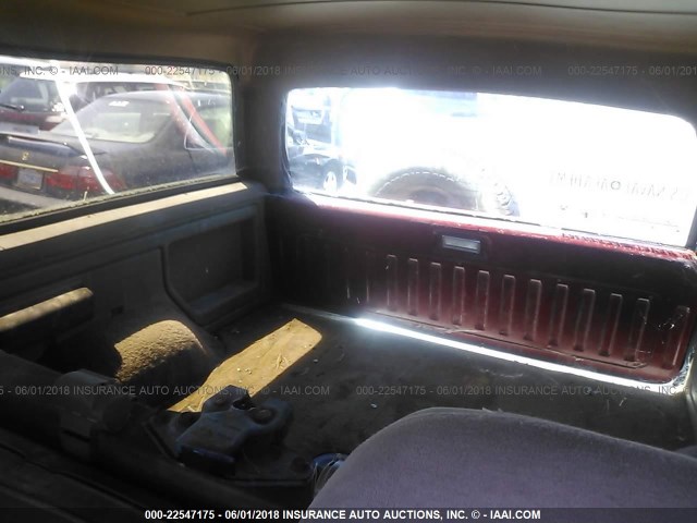 1FMEU15H8KLA81891 - 1989 FORD BRONCO U100 RED photo 8