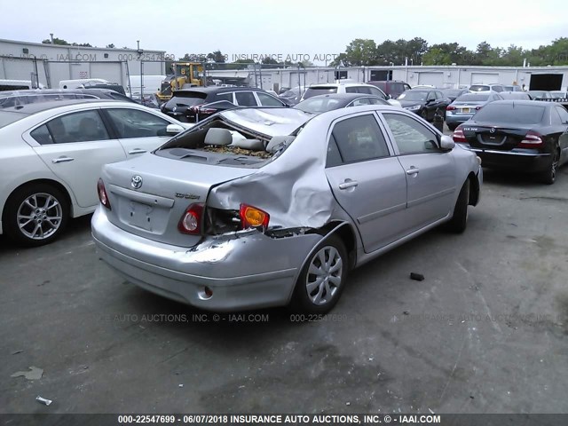 JTDBL40E59J037572 - 2009 TOYOTA COROLLA LE/XLE SILVER photo 4