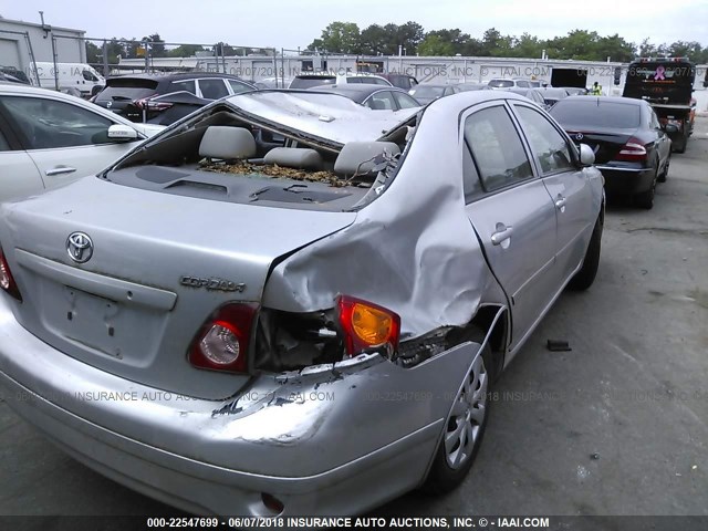 JTDBL40E59J037572 - 2009 TOYOTA COROLLA LE/XLE SILVER photo 6