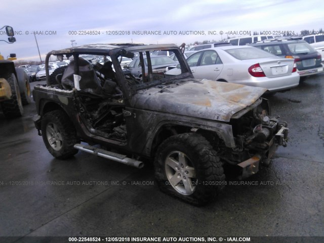 1J8GA64168L606519 - 2008 JEEP WRANGLER RUBICON BURGUNDY photo 1