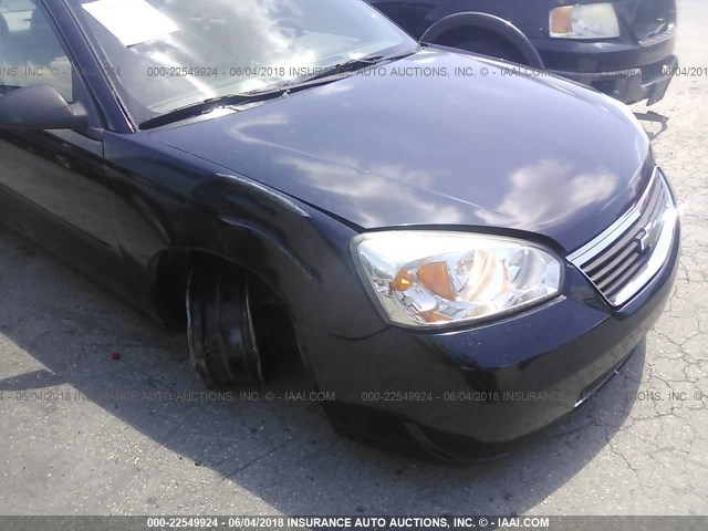 1G1ZS58N77F239253 - 2007 CHEVROLET MALIBU LS Dark Blue photo 6