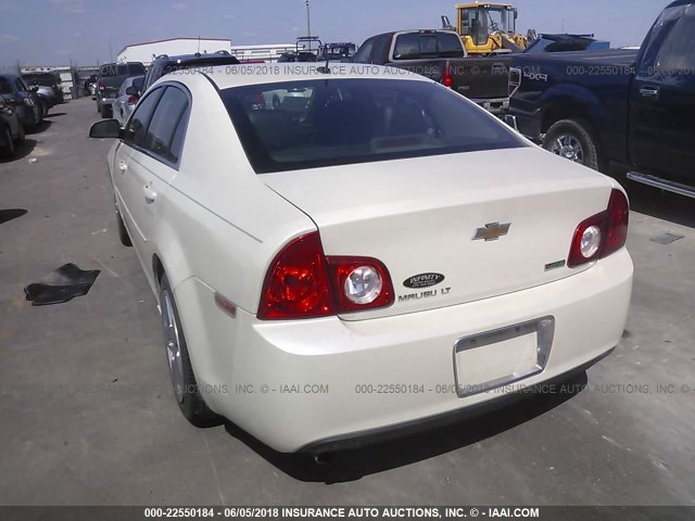 1G1ZD5EU0BF281696 - 2011 CHEVROLET MALIBU 2LT WHITE photo 3