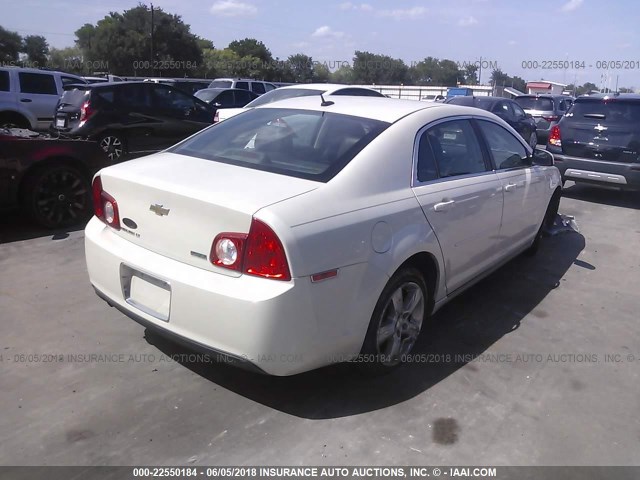 1G1ZD5EU0BF281696 - 2011 CHEVROLET MALIBU 2LT WHITE photo 4