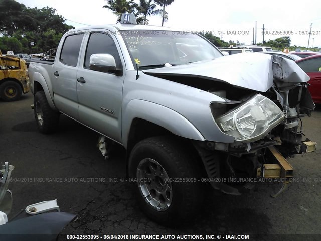 5TELU42N47Z394632 - 2007 TOYOTA TACOMA DOUBLE CAB 银色 照片 1