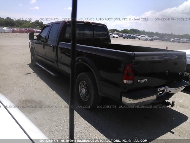 1FTNW20PX4EB27893 - 2004 FORD F250 SUPER DUTY MAROON photo 3