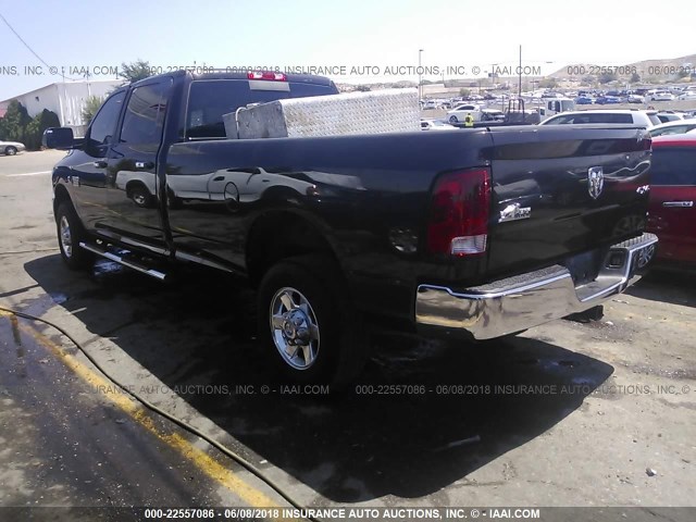 3D7UT2CLXAG148721 - 2010 DODGE RAM 2500 BROWN photo 3