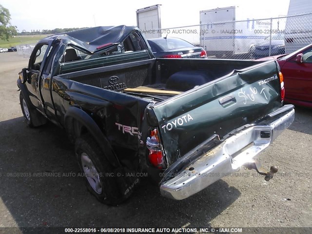 5TEWN72N13Z240157 - 2003 TOYOTA TACOMA XTRACAB GREEN photo 3