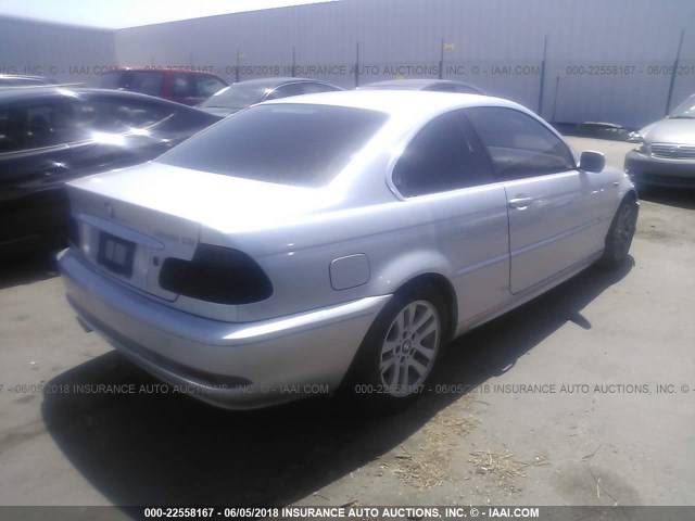 WBABV13444JT20739 - 2004 BMW 325 CI SULEV SILVER photo 4