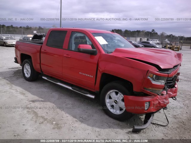 3GCUKREC9JG156781 - 2018 CHEVROLET SILVERADO K1500 LT RED photo 1