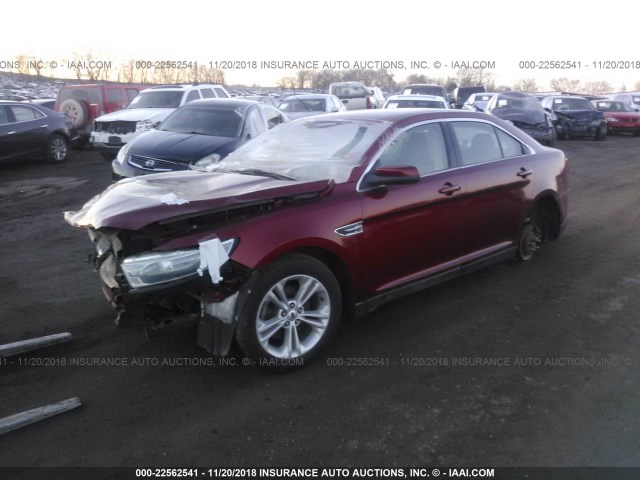 1FAHP2E83EG144011 - 2014 FORD TAURUS SEL BROWN photo 2