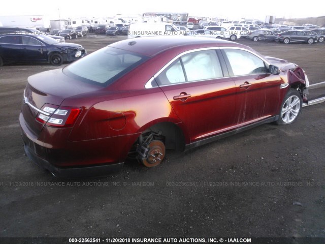 1FAHP2E83EG144011 - 2014 FORD TAURUS SEL BROWN photo 4