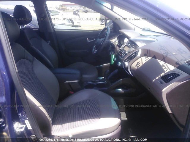 KM8JU3AC9CU339478 - 2012 HYUNDAI TUCSON GLS/LIMITED 蓝色 照片 5