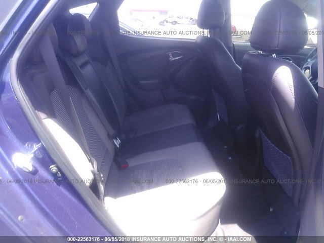 KM8JU3AC9CU339478 - 2012 HYUNDAI TUCSON GLS/LIMITED 蓝色 照片 8