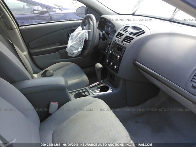 1G1ZS58N57F281002 - 2007 CHEVROLET MALIBU LS GRAY photo 5