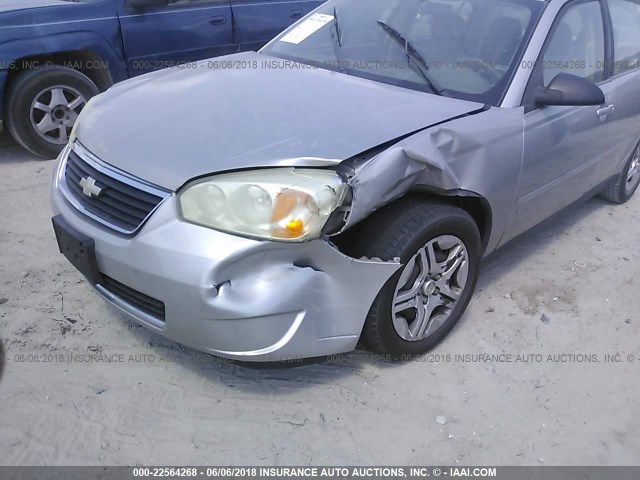 1G1ZS58N57F281002 - 2007 CHEVROLET MALIBU LS GRAY photo 6