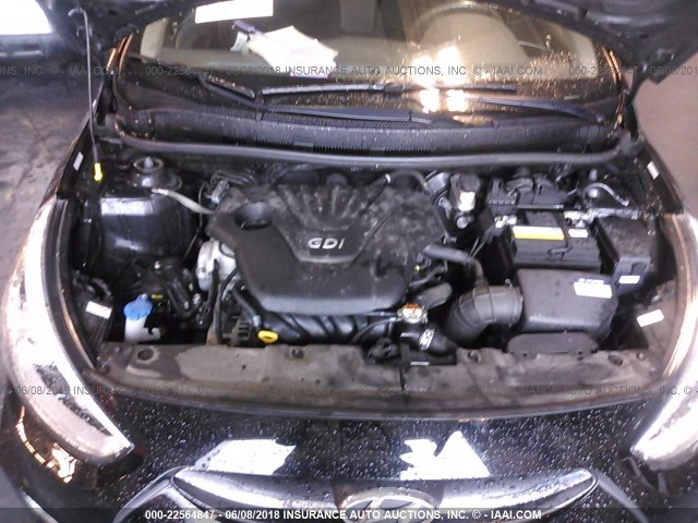 KMHCU4AE6GU052427 - 2016 HYUNDAI ACCENT SE BLACK photo 10