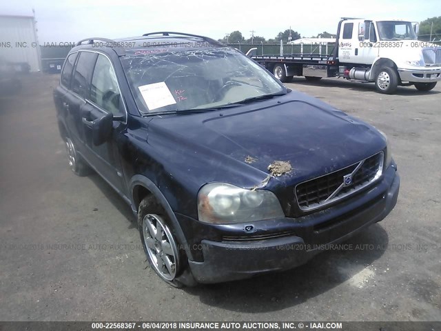 YV4CZ592X61247949 - 2006 VOLVO XC90 BLUE photo 1