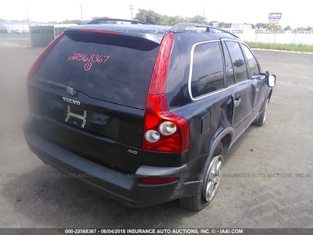 YV4CZ592X61247949 - 2006 VOLVO XC90 BLUE photo 4