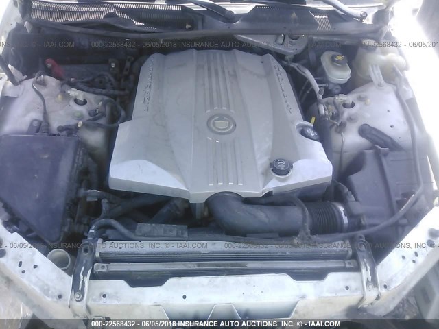 1G6DC67A750208204 - 2005 CADILLAC STS WHITE photo 10