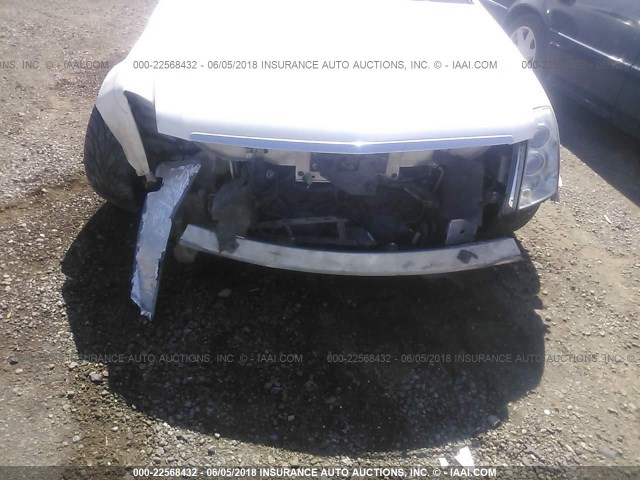 1G6DC67A750208204 - 2005 CADILLAC STS WHITE photo 6