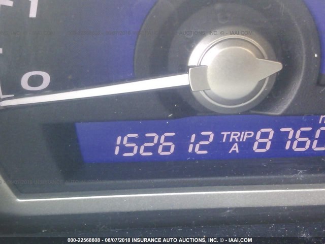 2HGFA1F5XAH538025 - 2010 HONDA CIVIC LX BLACK photo 7