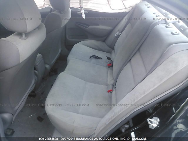 2HGFA1F5XAH538025 - 2010 HONDA CIVIC LX BLACK photo 8