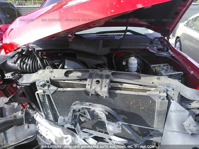 1GCEC19C79Z287247 - 2009 CHEVROLET SILVERADO C1500 RED photo 10