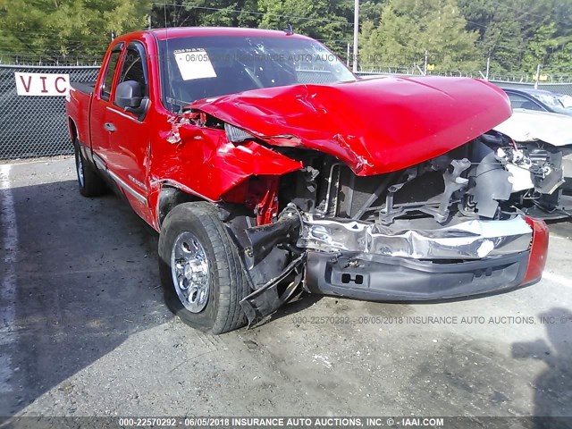 1GCEC19C79Z287247 - 2009 CHEVROLET SILVERADO C1500 RED photo 6